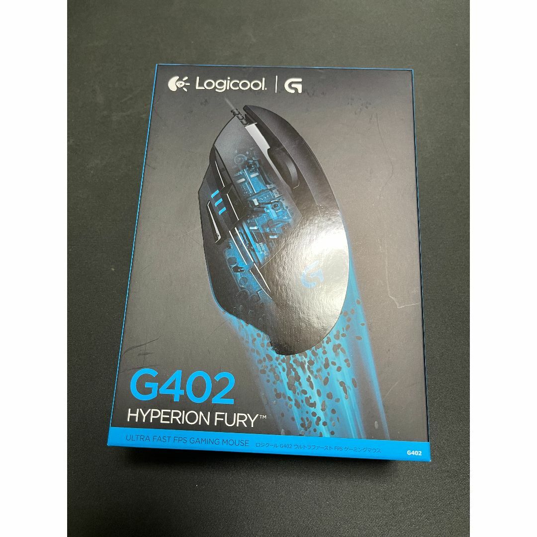 Logicool(ロジクール)のゲーミングマウス　G402 HYPERION FURY スマホ/家電/カメラのPC/タブレット(PC周辺機器)の商品写真