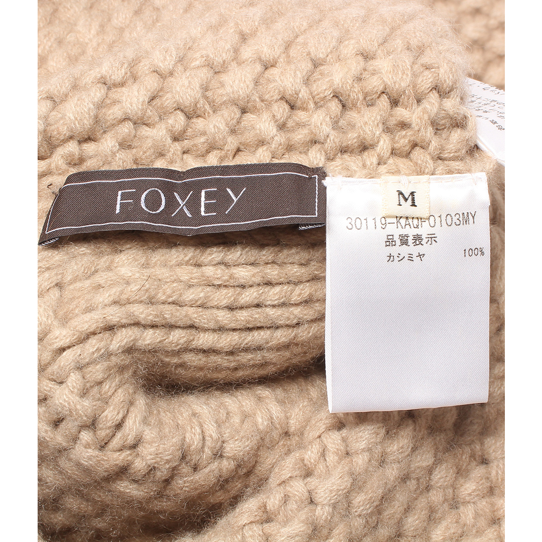 FOXEY - フォクシー フードマフラー ポケット付き カシミヤ100