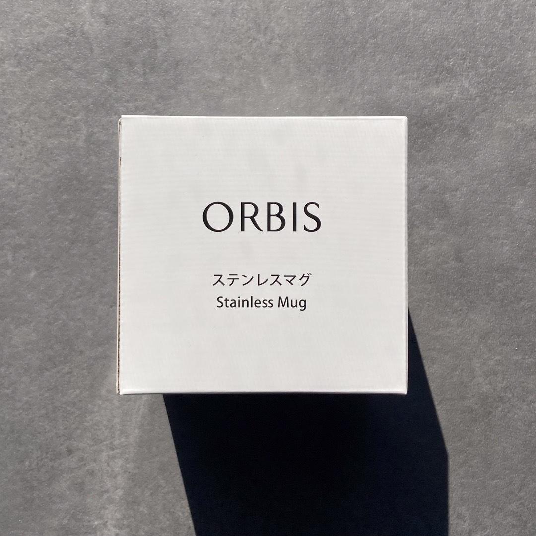 ORBIS(オルビス)のオルビス　ステンレスマグ　（ホワイト）×2個セット インテリア/住まい/日用品のキッチン/食器(タンブラー)の商品写真