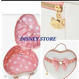 ディズニー(Disney)の★DISNEY　STORE　ネット完売 ホワイト ポーチ リボン(キャラクターグッズ)