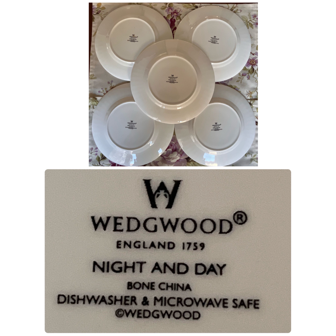 WEDGWOOD - 【美品】ウェッジウッド☆ナイト&デイ☆プレート 5 WEDGWOOD - 【美品】ウェッジウッド☆ナイト&デイ☆プレート 5