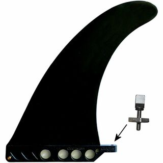 センターフィン 23cm ソフトフレックス ロングボード SUP 用 9インチ (サーフィン)