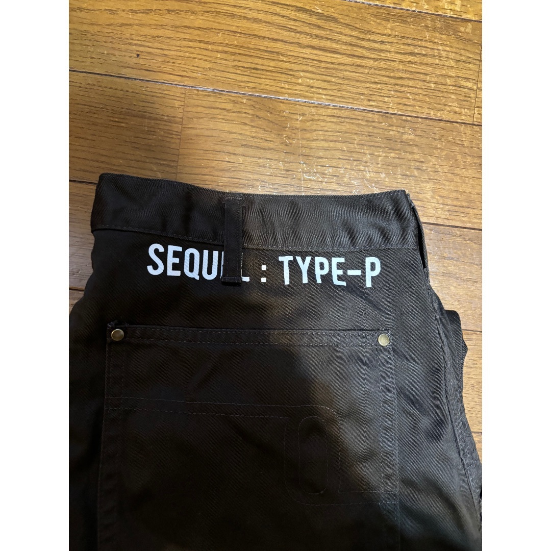 新品定価以下SEQUEL Type-P 黒 ダブルニーペインターパンツ 新品定価以下SEQUEL Type-P 黒 ダブルニーペインターパンツ