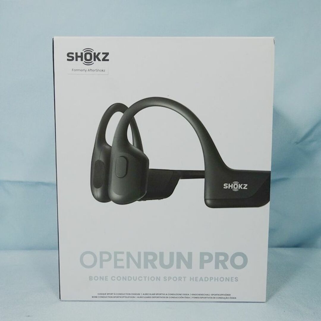 AFTERSHOKZ(アフターショックス)の[中古]Shokz OpenRun Pro/オープンラン プロ 骨伝導 スマホ/家電/カメラのオーディオ機器(ヘッドフォン/イヤフォン)の商品写真