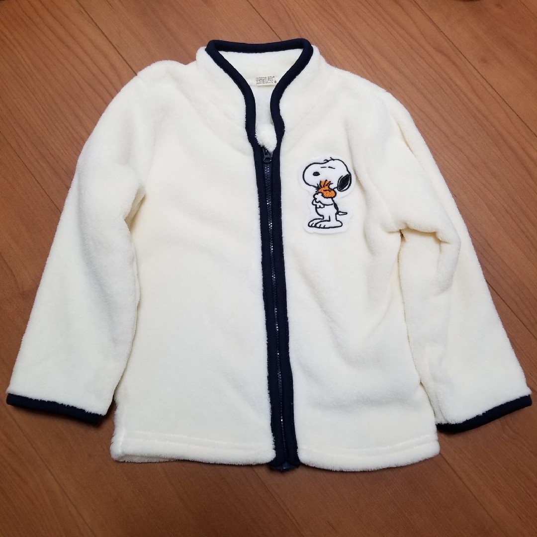 SNOOPY(スヌーピー)のスヌーピー フリース上着 100 キッズ/ベビー/マタニティのキッズ服男の子用(90cm~)(ジャケット/上着)の商品写真