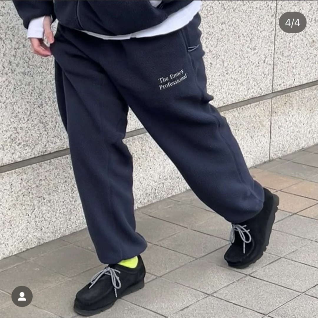 1LDK SELECT - ennoy Fleece Pants NAVY L エンノイ フリースパンツの