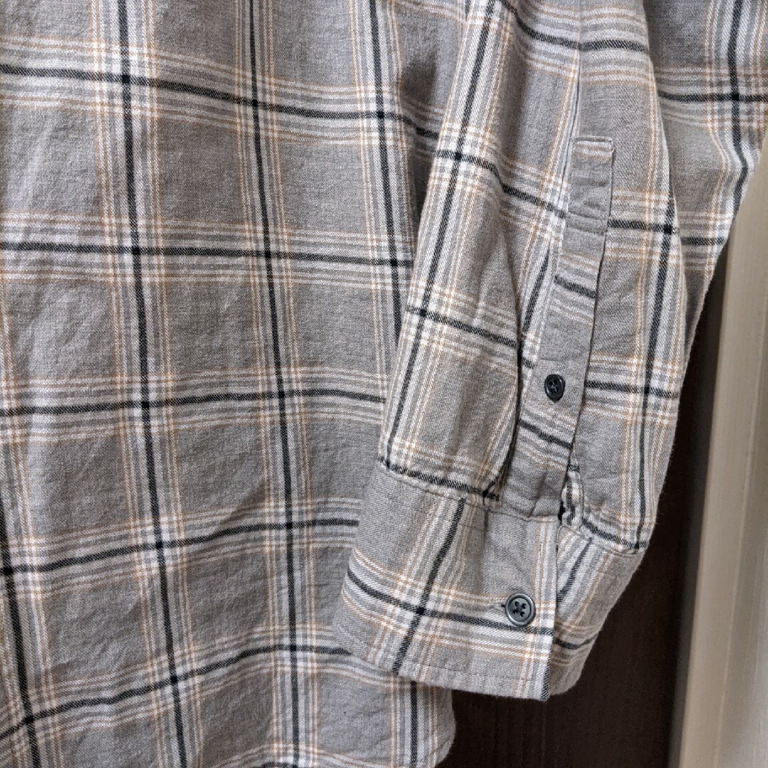 長袖トップスチェック レディースのトップス(シャツ/ブラウス(長袖/七分))の商品写真