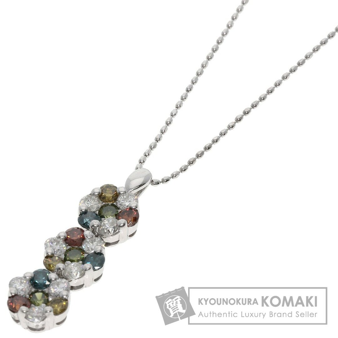 SELECT JEWELRY ダイヤモンド ネックレス K18WG レディースなし保証期間