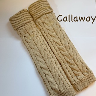 キャロウェイゴルフ(Callaway Golf)のCallaway レッグウォーマー color ベージュ(ウエア)