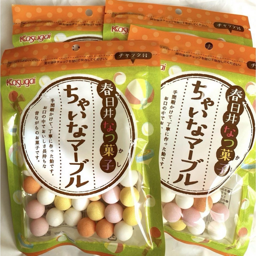 春日井製菓(カスガイセイカ)の春日井製菓 なつ菓子 ちゃいなマーブル × 4袋 食品/飲料/酒の食品(菓子/デザート)の商品写真