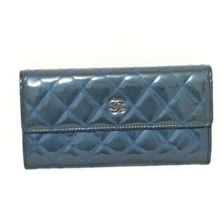 シャネル CHANEL❣️エナメル×ラムスキン❣️レッド✨長財布