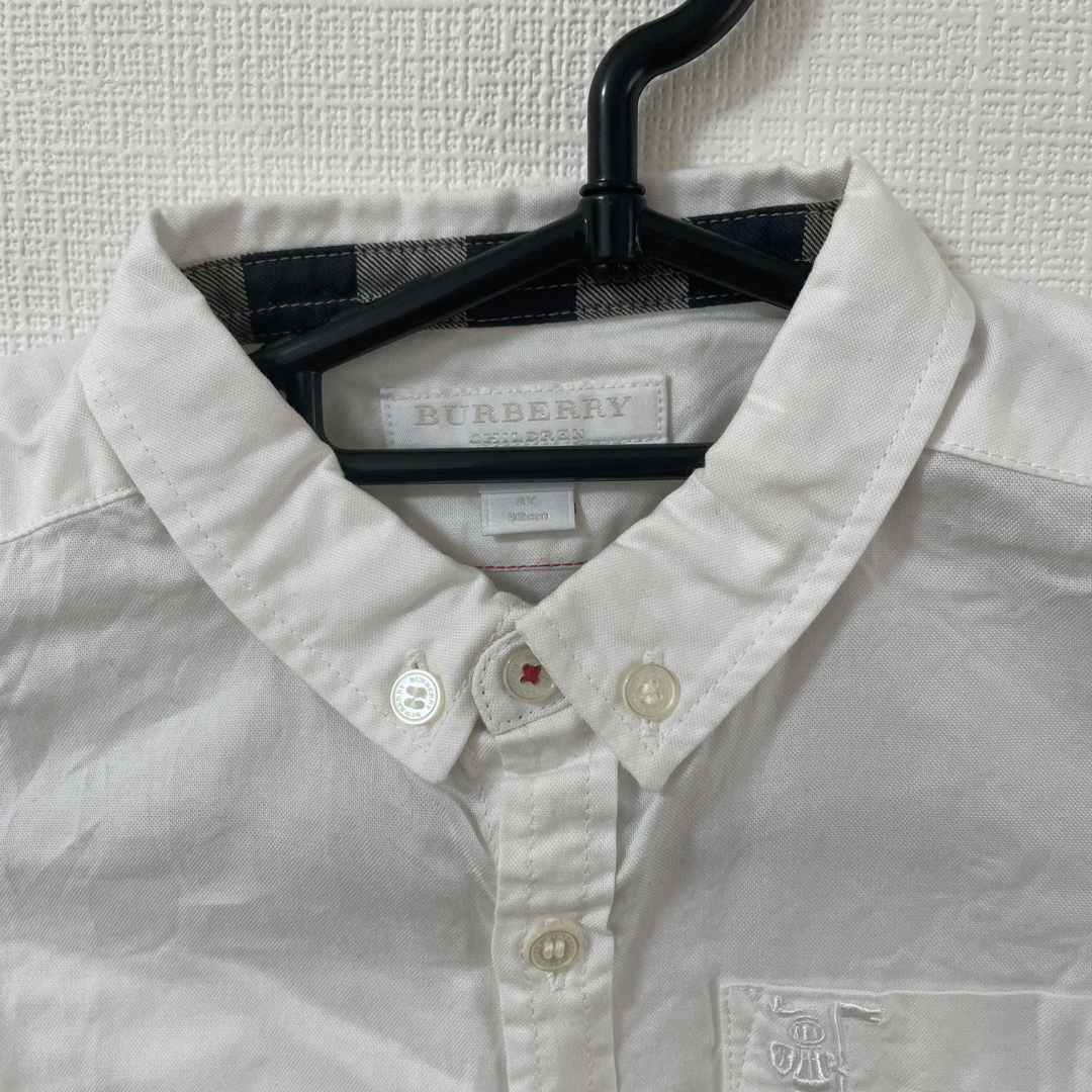 BURBERRY(バーバリー)のBurberry 半袖シャツ　2y  キッズ/ベビー/マタニティのキッズ服男の子用(90cm~)(ブラウス)の商品写真