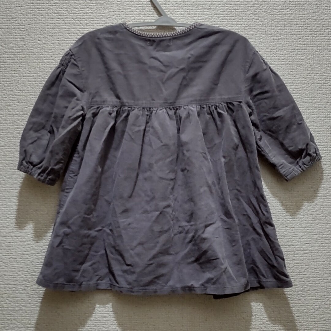 FICELLE(フィセル)のコーデュロイワンピース サイズ80cm キッズ/ベビー/マタニティのベビー服(~85cm)(ワンピース)の商品写真