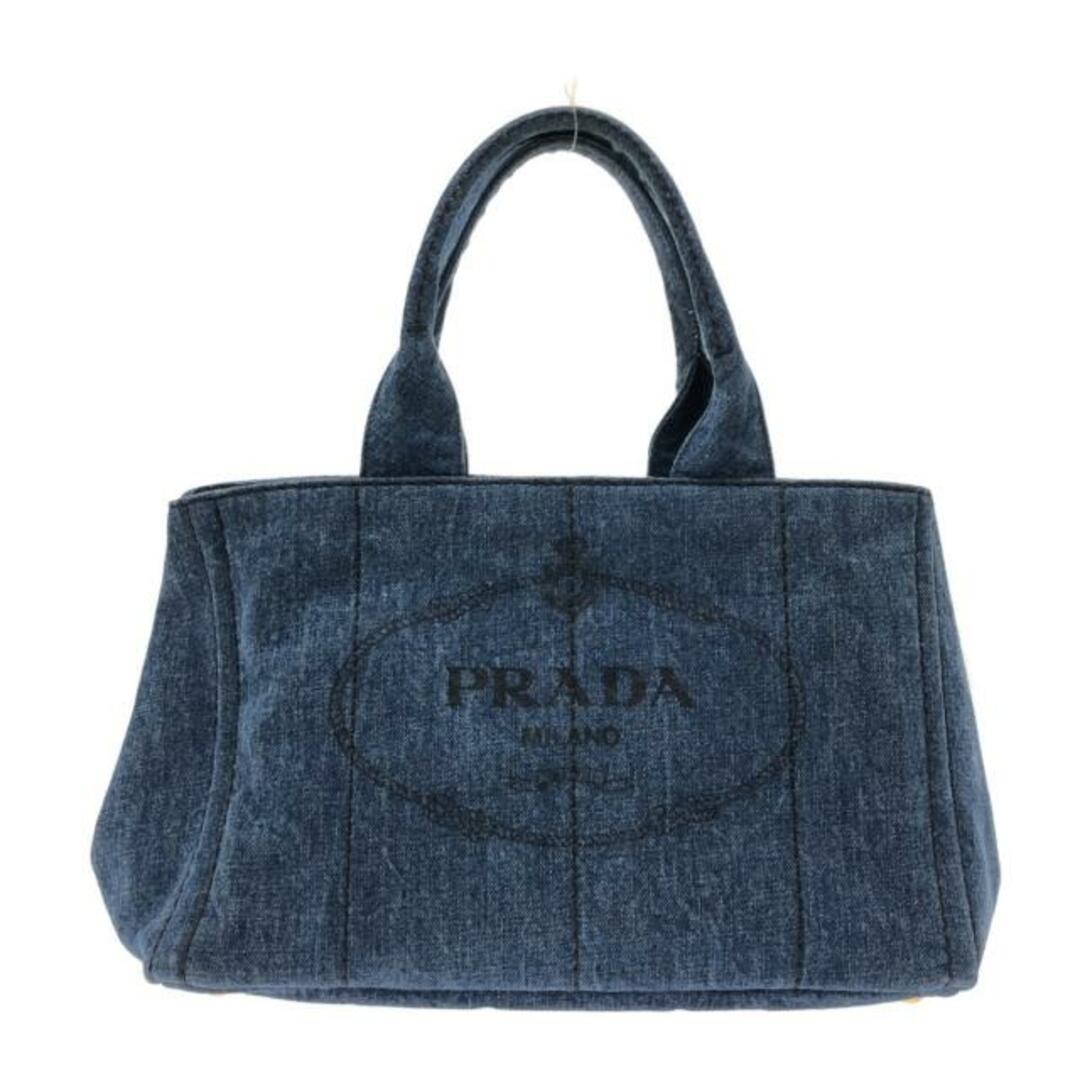 PRADA - PRADA(プラダ) トートバッグ CANAPA デニムの通販 by ブラン