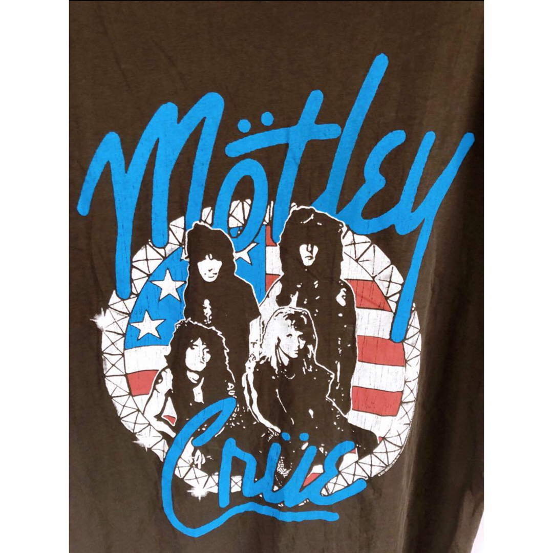 CHASER(チェイサー)のMötley Crüe　モトリー・クルー　Tシャツ　M　ダークグレー　USA古着 メンズのトップス(Tシャツ/カットソー(半袖/袖なし))の商品写真