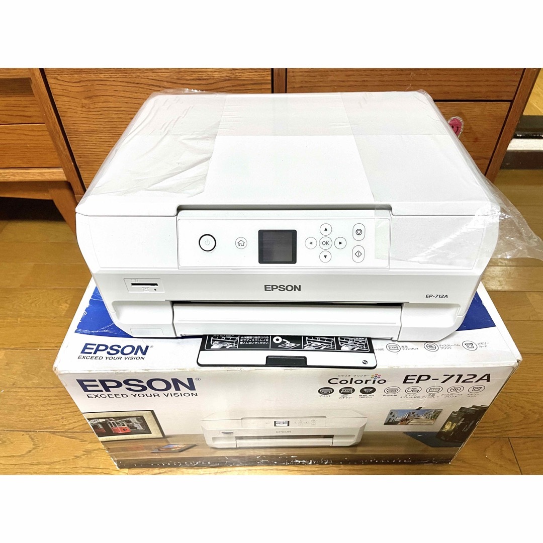 【ジャンク品】純正インク付EPSON EP-712A