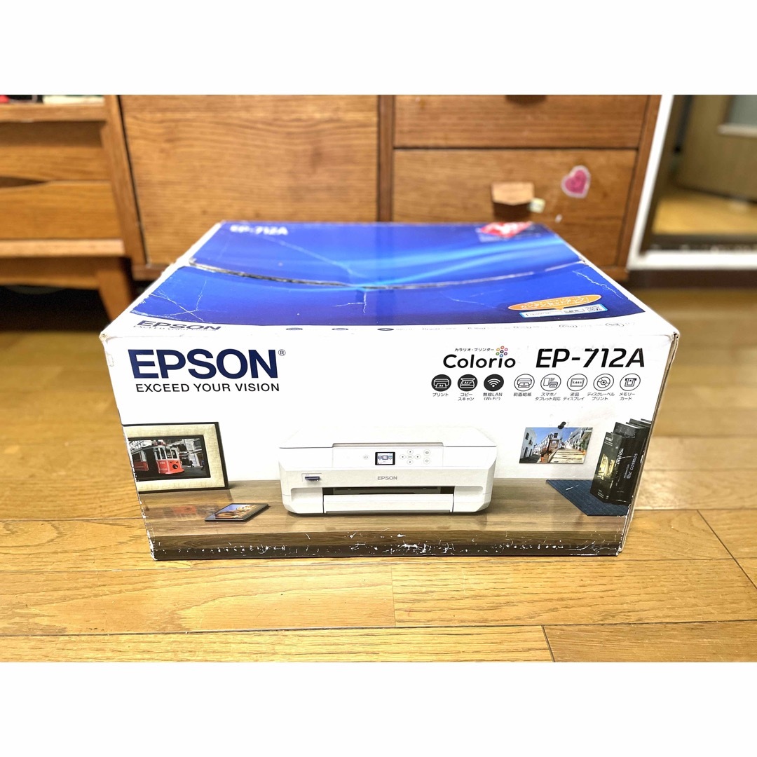 【ジャンク品】純正インク付EPSON EP-712A