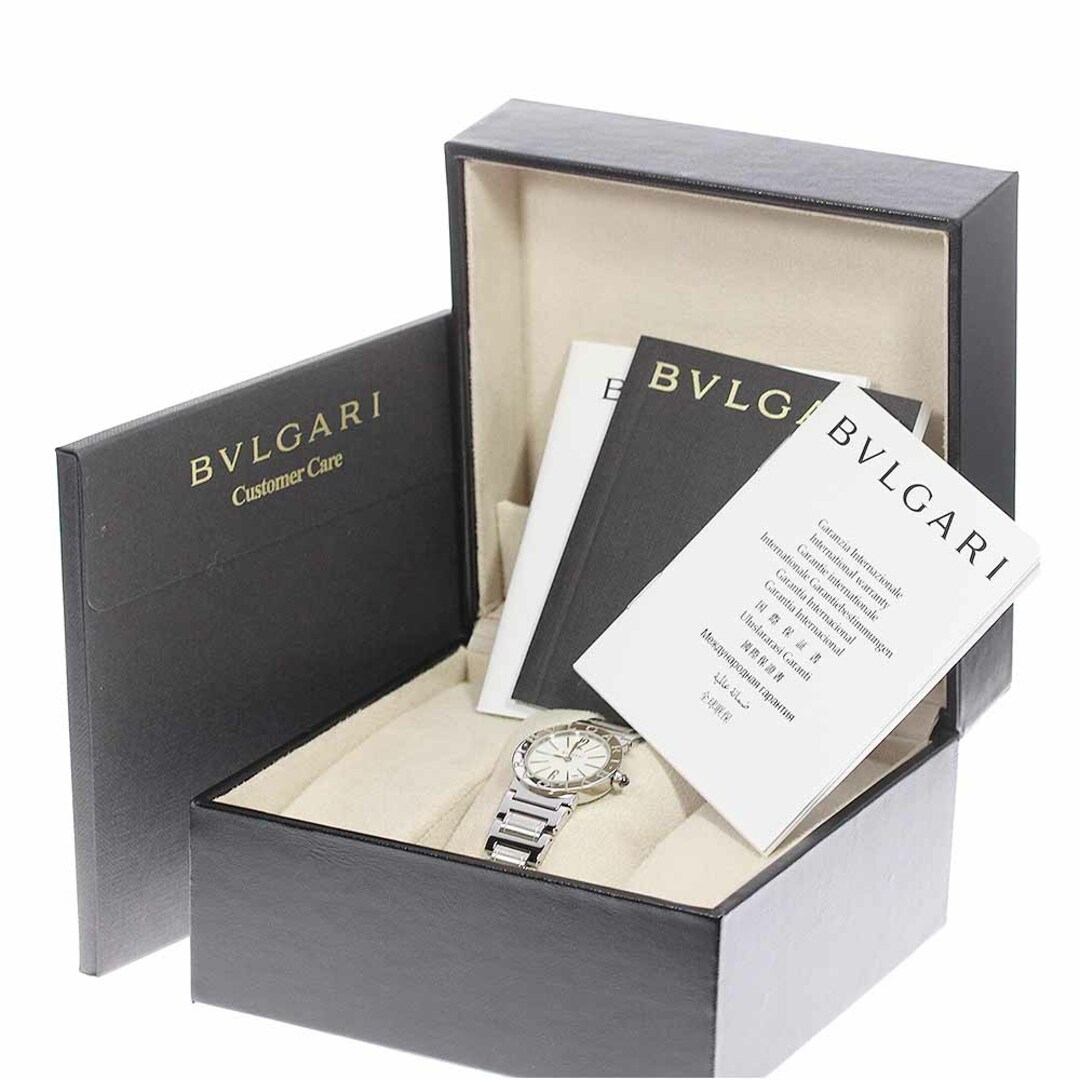 ★保証書付き【BVLGARI】ブルガリ ブルガリブルガリ デイト BBL26S クォーツ レディース【ev20】