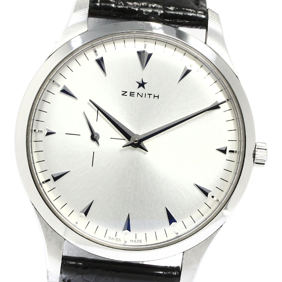 ゼニス ZENITH 03.2010.681 エリート ウルトラシン スモールセコンド 自動巻き メンズ 良品 箱付き_781023032010681シリアル