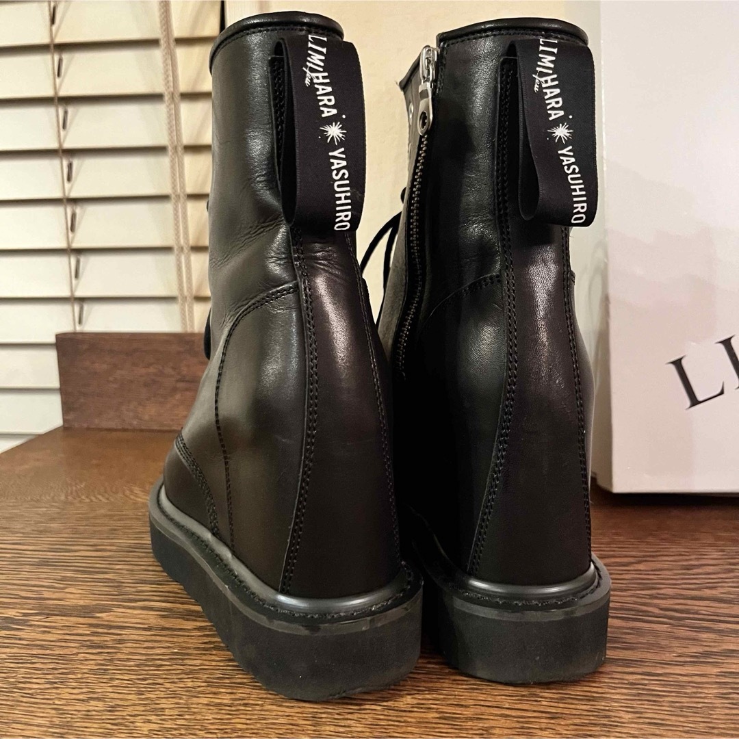 LIMI feu(リミフゥ)の美品　リミフゥ レースアップ シューズ　ミハラヤスヒロ レディースの靴/シューズ(ブーツ)の商品写真