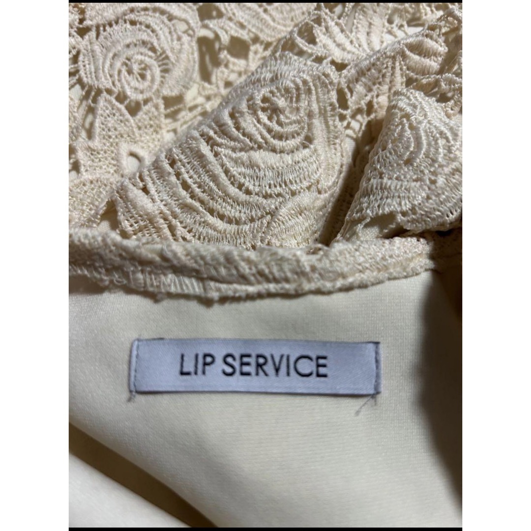 LIP SERVICE(リップサービス)のリップサービス　ノースリーブ　ワンピース　レース レディースのワンピース(ミニワンピース)の商品写真