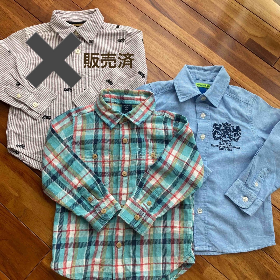 babyGAP(ベビーギャップ)のキッズシャツ　95〜100サイズ キッズ/ベビー/マタニティのキッズ服男の子用(90cm~)(ブラウス)の商品写真