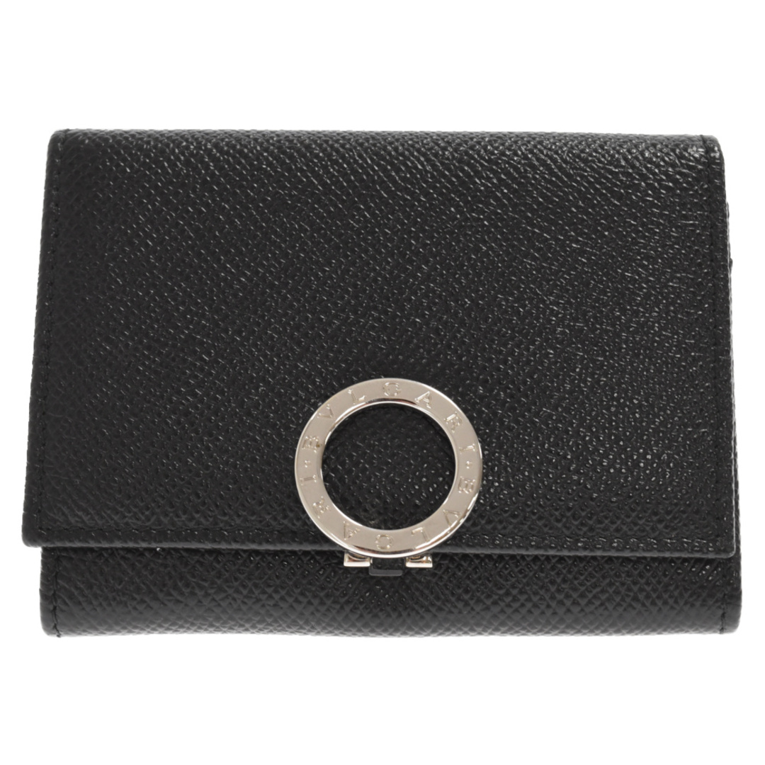 BVLGARI - BVLGARI ブルガリ ロゴクリップ レザー カードケース 名刺
