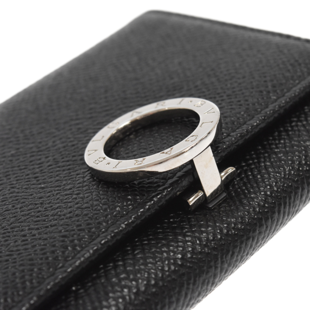 BVLGARI - BVLGARI ブルガリ ロゴクリップ レザー カードケース 名刺