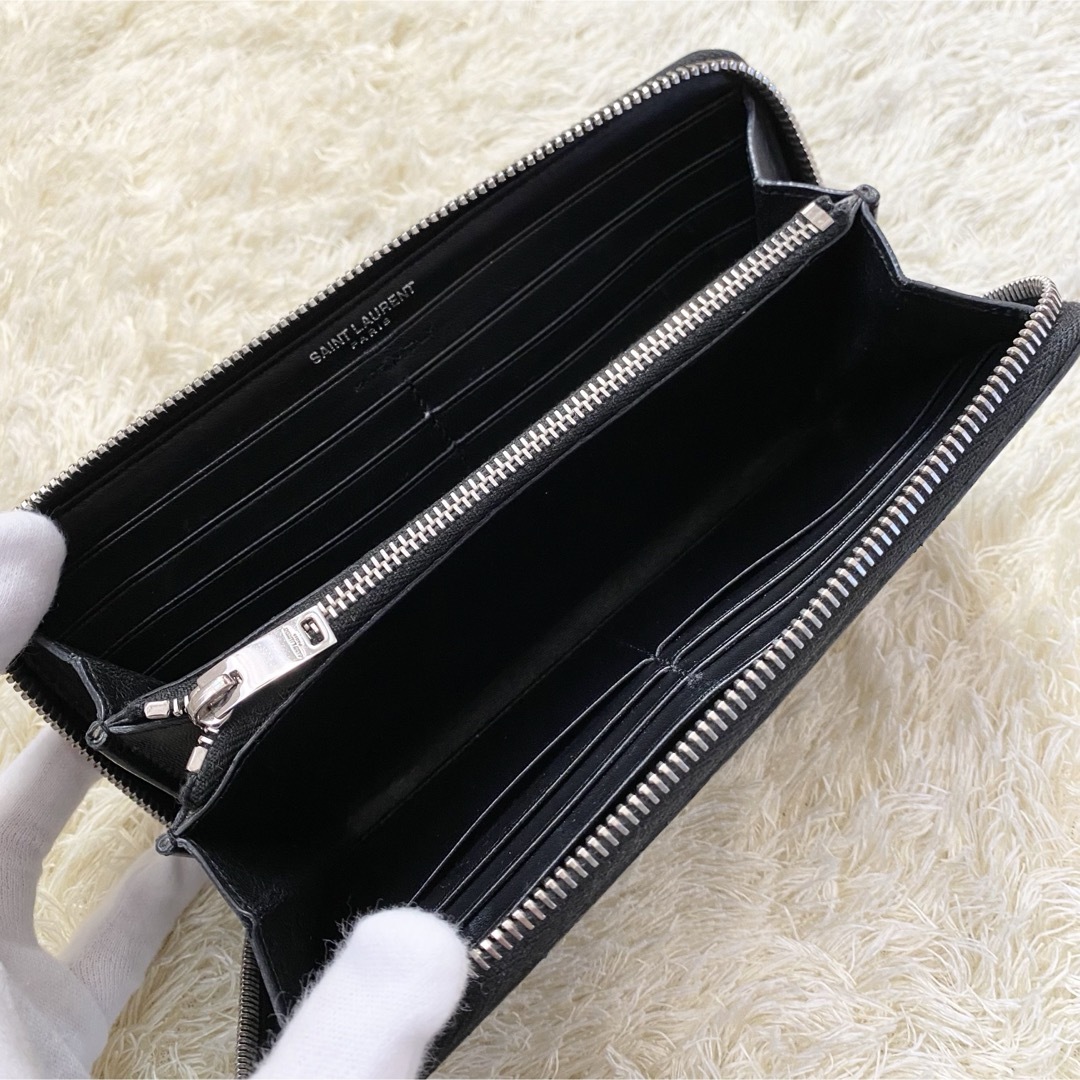 Saint Laurent - Saint Laurent サンローラン クロコ型押し 財布