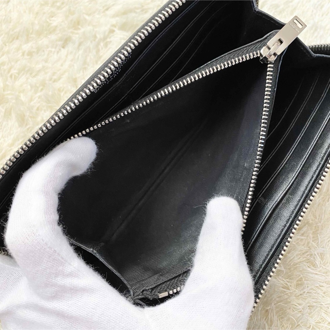 Saint Laurent - Saint Laurent サンローラン クロコ型押し 財布