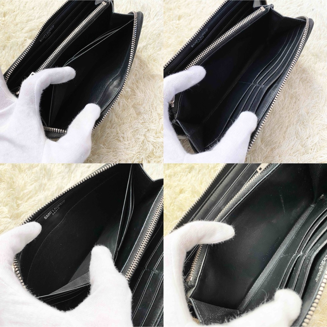 Saint Laurent - Saint Laurent サンローラン クロコ型押し 財布