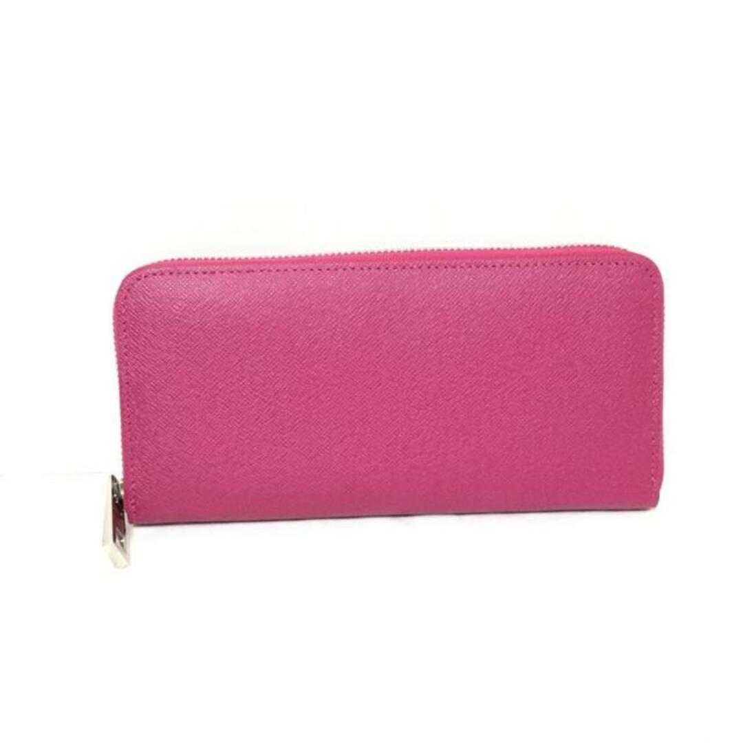 デンハマノ 長財布美品  - ピンク レザー