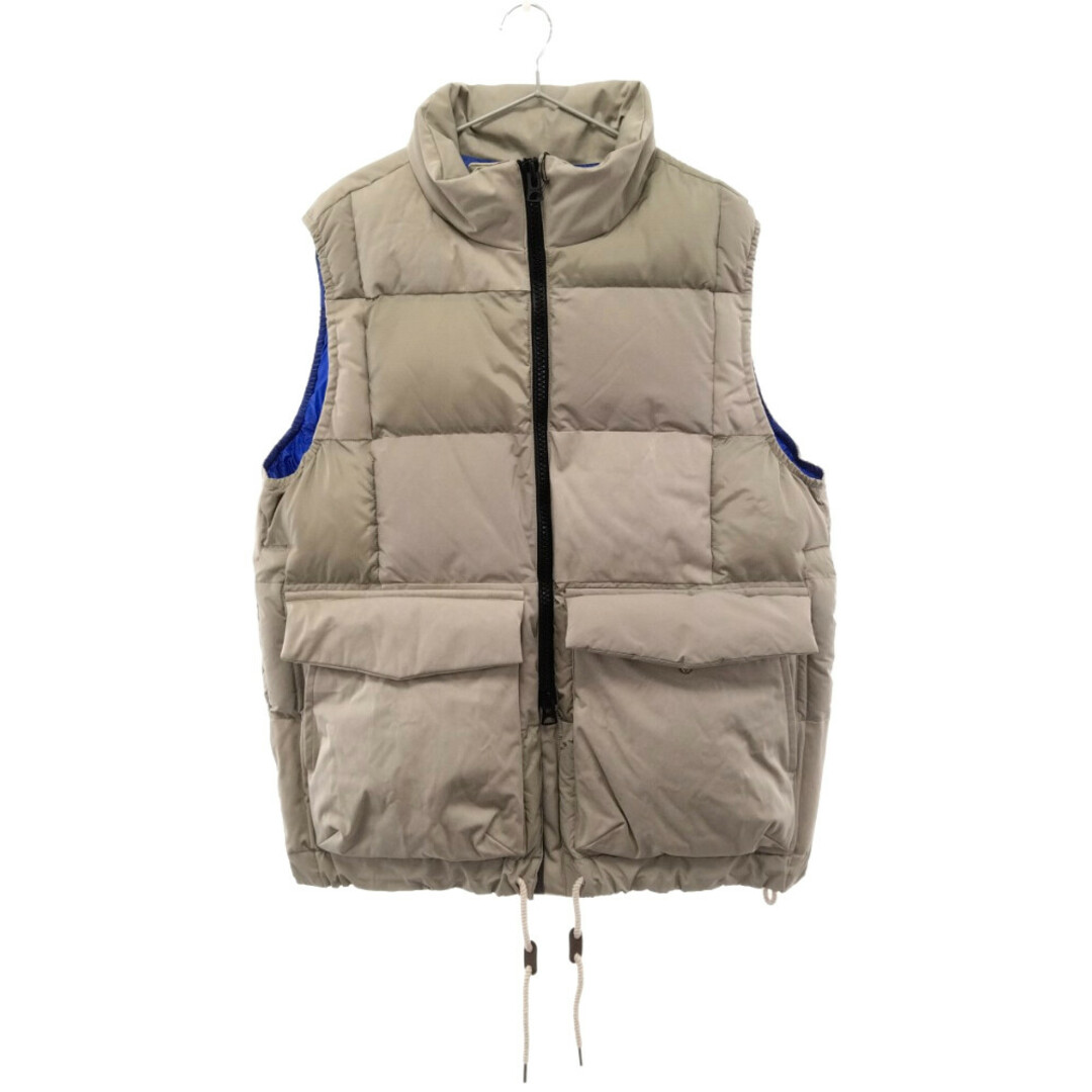 sacai(サカイ)のSacai サカイ 23AW Faux Suede Mix Vest 23-0321M ファースエードミックス ダウンベスト グレー メンズのジャケット/アウター(ダウンベスト)の商品写真