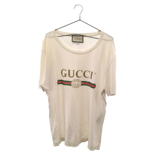 GUCCI グッチ 17SS オールドヴィンテージロゴ 半袖Tシャツ カットソー ホワイト 440103-X3F05