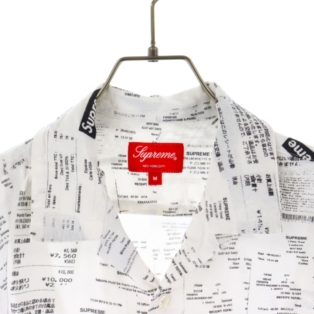 Supreme - SUPREME シュプリーム 20AW Receipts Rayon S/S Shirt