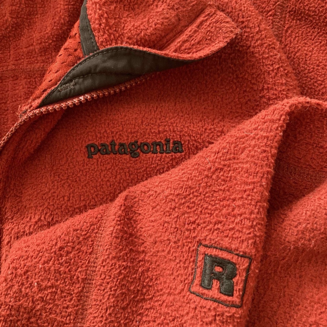 patagonia(パタゴニア)の【Patagonia】パタゴニア　フリースジャケットR 赤オレンジ　M レディースのジャケット/アウター(ブルゾン)の商品写真