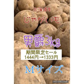 北海道産じゃがいも男爵3kg(野菜)