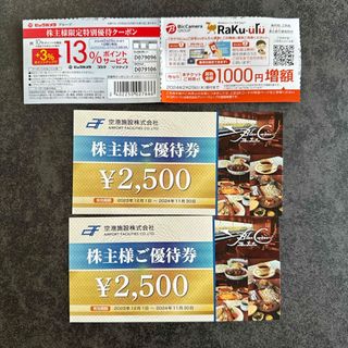 空港施設ブルーコーナー株主優待おまけ付(レストラン/食事券)