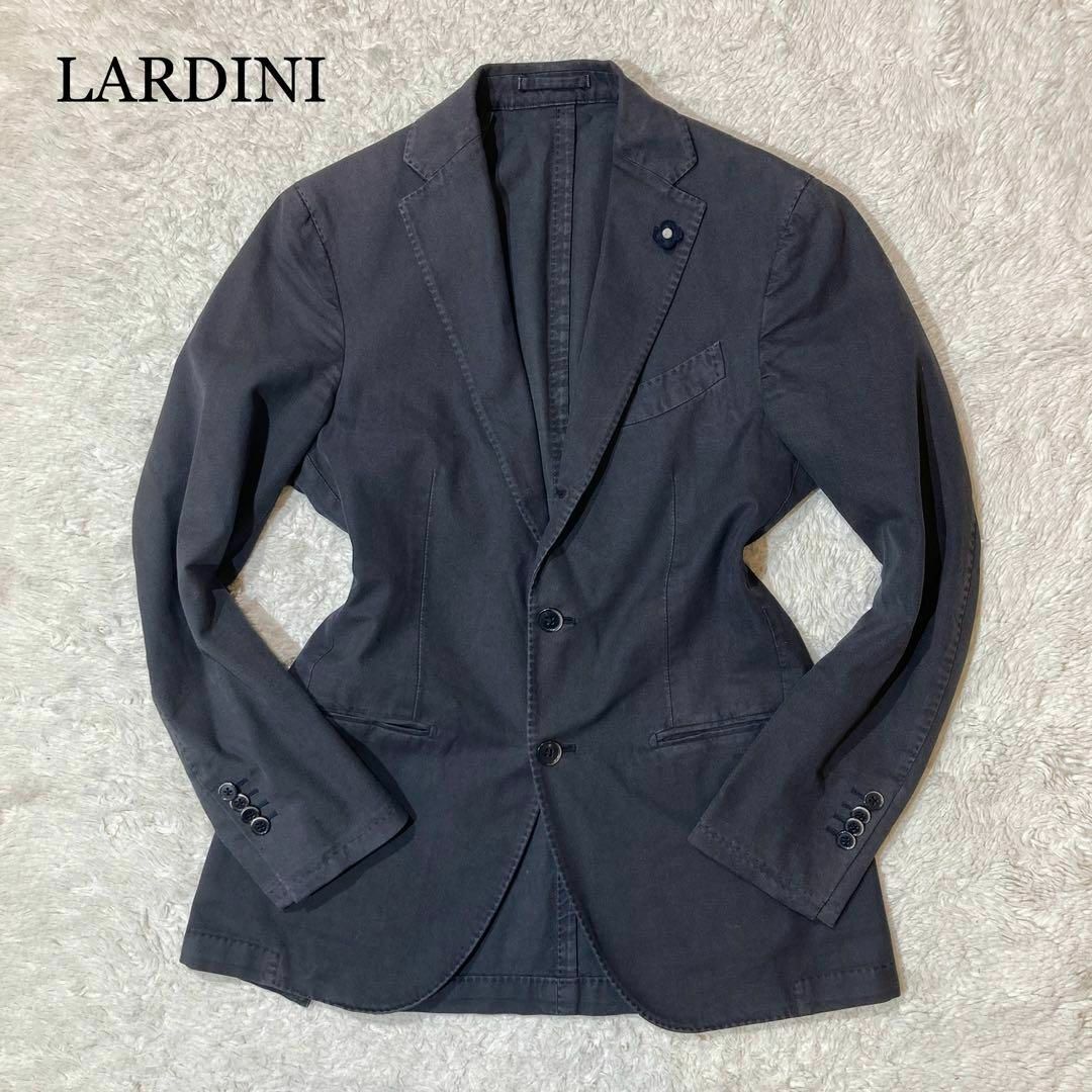 LARDINI ラルディーニ テーラードジャケット 本切羽 ブラック 段返りのサムネイル