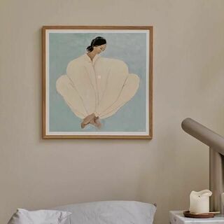 アートポスター 北欧 韓国 インテリア雑貨 少女 壁掛け 絵画(絵画/タペストリー)