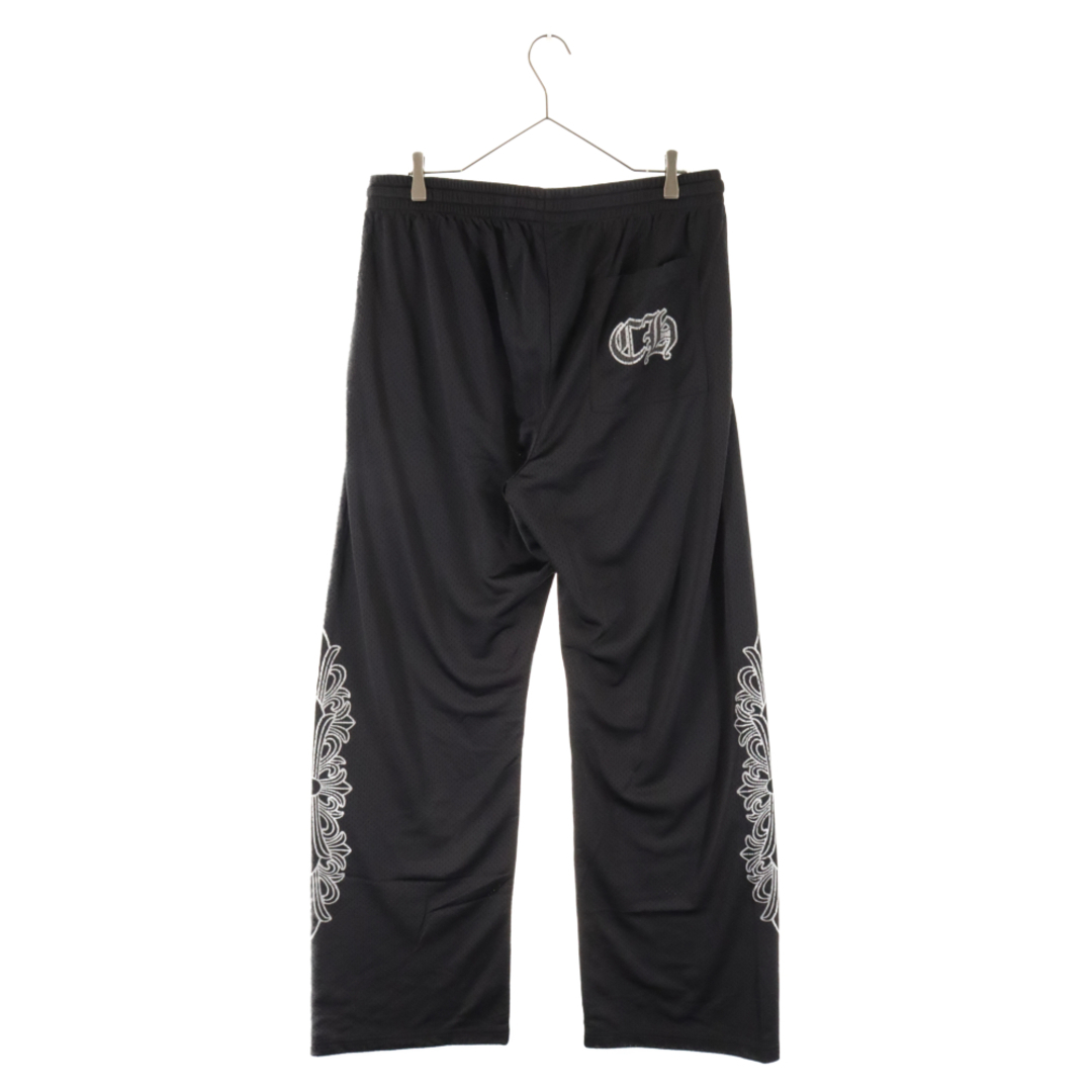 CHROME HEARTS クロムハーツ MESH VARSITY PANTS CH メッシュプリントジャージ ロングパンツ ブラック