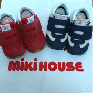 ミキハウス(mikihouse)のMIKIHOUSE MIZUNO キッズスニーカーサイズ15センチ(スニーカー)