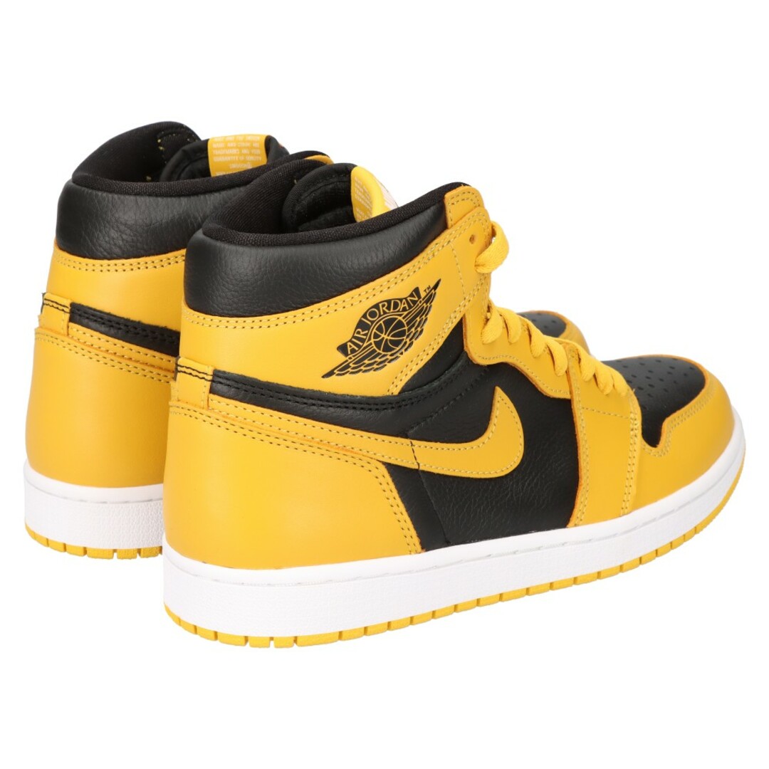 NIKE ナイキ AIR JORDAN 1 RETRO HIGH OG POLLEN エアジョーダン パラン ハイカットスニーカー ブラック/イエロー US8.5 555088-701