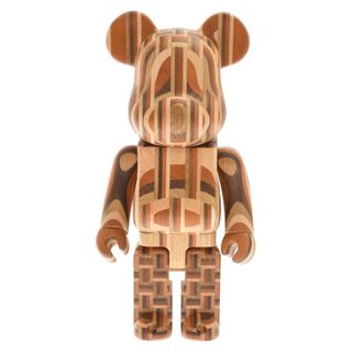 メディコムトイ(MEDICOM TOY)のMEDICOM TOY メディコムトイ BE@RBRICK karimoku Yosegi 2nd 400% ベアブリック カリモク 寄木 フィギュア 人形 ブラウン(その他)