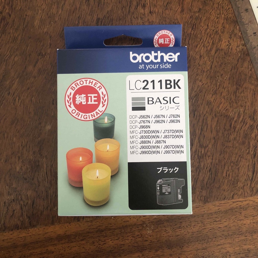 brother(ブラザー)の純正brother インクカートリッジ LC211BK 1色 インテリア/住まい/日用品のオフィス用品(その他)の商品写真