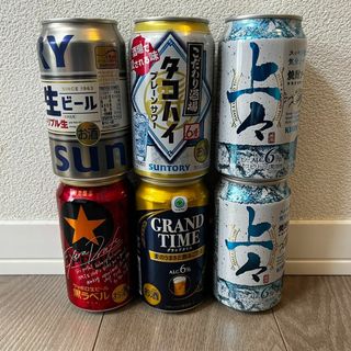 【6本セット】ビール　サワー　お酒 セット(ビール)