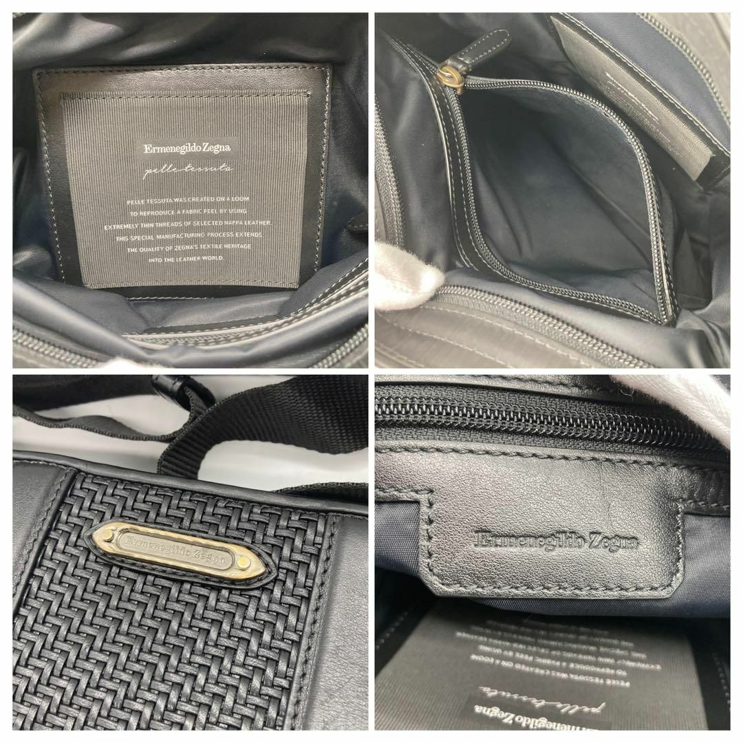 Ermenegildo Zegna(エルメネジルドゼニア)の【極美品】エルメネジルド ゼニア ペッレテスータ ショルダーバッグ ナイロン メンズのバッグ(ショルダーバッグ)の商品写真