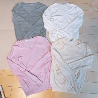 ユニクロ(UNIQLO)の美品❣️UNIQLO カシミヤセーターまとめ売り(ニット/セーター)