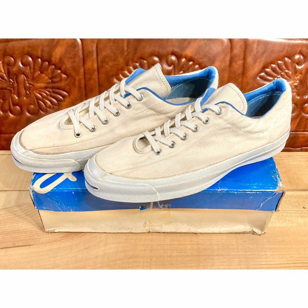 CONVERSE - ★70s!USA!レア!コンバース ジャックパーセル 白 デッド 239★