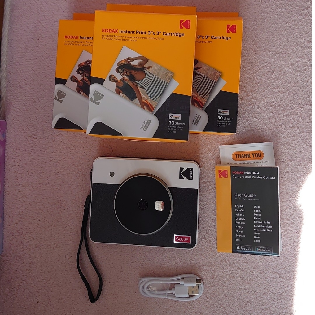 Kodak Instant　MiniShot3　レトロ　カートリッジ付Instantcamera